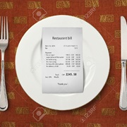 Tip 1,000% Percent on a Restaurant Bill