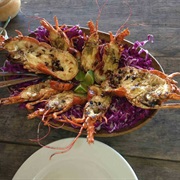 Dine on Fresh Seafood at a Beachfront Restaurant in Bahia, Brazil