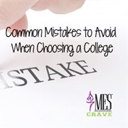 Avoid Going to the Wrong College