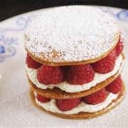Millefeuille Met Mascarpone En Frambozen