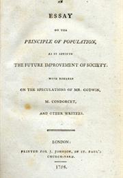 An Essay on the Principle of Population