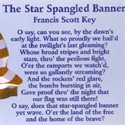 The Star-Spangled Banner - Francis Scott Key