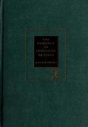 The Romance of Leonardo Da Vinci (Dmitry Merezhkovsky)