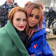 Madelaine Petsch and Vanessa Morgan