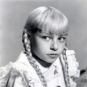 Patty McCormack in "The Bad Seed"