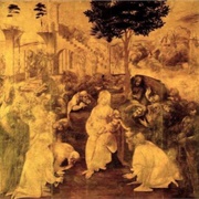 Leonardo Da Vinci: The Adoration of the Magi (1481-1482) Uffizi Gallery, Florence