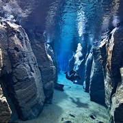 Diving Between Continental Plates in Silfra, Iceland
