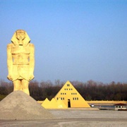 Pyramid With a Parking Lot