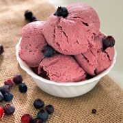 Saskatoon Berry Ice Cream