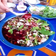 Duck's Blood Salad