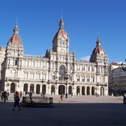 Plaza De María Pita, La Coruña, Spain