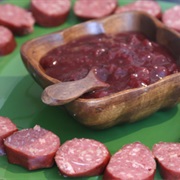 Wild Game Served With Saskatoon Berry Chutney