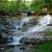 Chase County Lake Waterfall