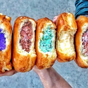 Ice Cream Filled Doughnut