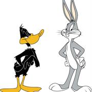 Bugs Bunny and Daffy Duck