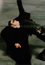 Dodging Bullets in "Bullet Time" in the Matrix (1999)