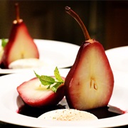Poire À La Beaujolaise