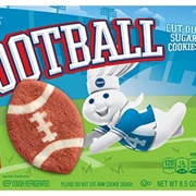 Pillsbury Shape Football Sugar Cookies