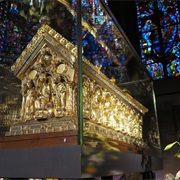 Charlemagne in Karlsschrein, Aachen, Germany