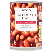 Mixed Beans in Spicy Tomato Sauce