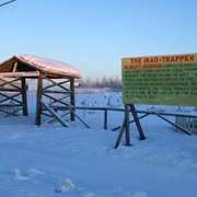 Grave of the Mad Trapper of Rat River, Northwest Territories