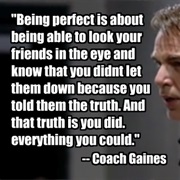 Being Perfect- Friday Night Lights (2004)