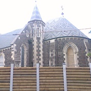 Christchurch Cathedral in Earthquake