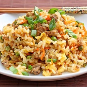 Spicy Turkey Egg Fried Rice