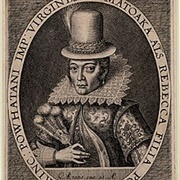 Simon Van De Passe~~Engraving of Pocahontas