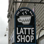 World's Skinniest Latte Shop (Friday Harbor)