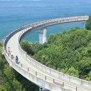 Bicycle the Shimanami Kaido Bike Route, Hiroshima, Japan