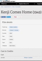 Kenji Comes Home (1949) (1949)