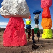 Seven Magic Mountains at Red Rock