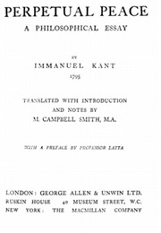 Perpetual Peace (Immanuel Kant)