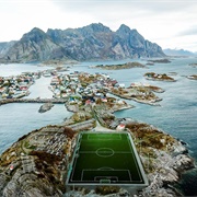 Henningsvær Soccer Field, Norway