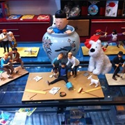 The Tintin Shop, Bruges+London+Singapore+Etc.