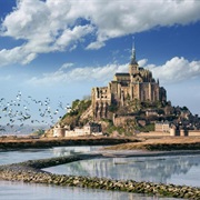 Church at Mont Saint Michel, Normandy, France
