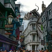 Visiting the Wizarding World of Harry Potter – Diagon Alley at Universal Studios Florida.
