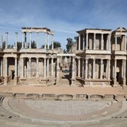 Sing in the Roman Theater, Merida, Spain