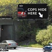 Cops Hide Here