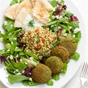 Falafel and Tabbouleh Salad