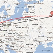 Australia Is as Wide as the Distance From London to Moscow