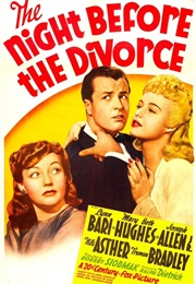 The Night Before the Divorce (1942)
