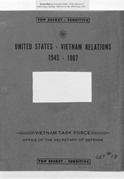 United States-Viet Nam Relations (Pentagon Papers) (Robert McNamara and DOD)