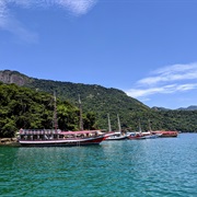 Boat Trip in Ilha Grande, Brazil