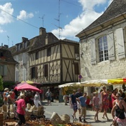 Village Market of Issigeac, France