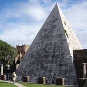 Pyramid of Caius Cestius, Rome. Italy. 12 BC