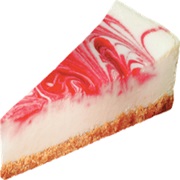 Carl's Jr. Strawberry Swirl Cheesecake