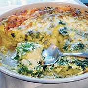 Emu Egg Quiche