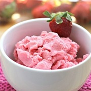 Strawberry Sherbet